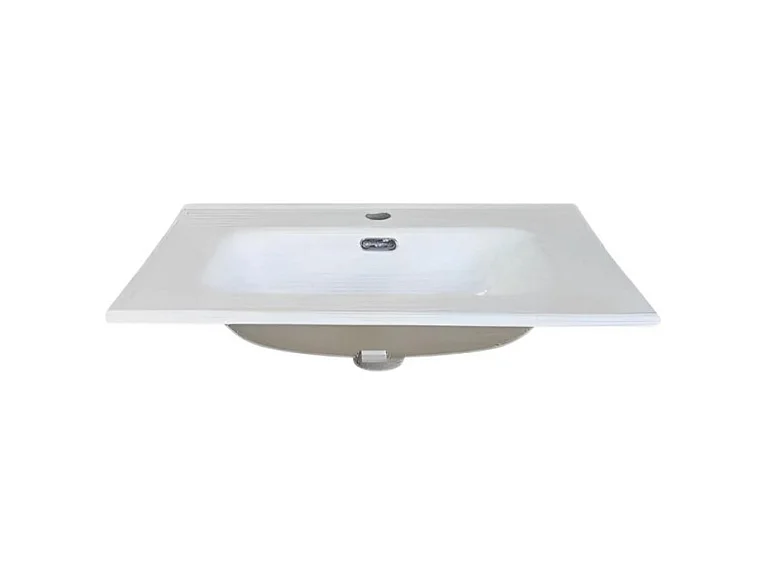 Lavabo consolle d'appoggio in ceramica bianco 61x46.5x14H VA836-60