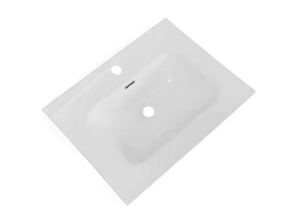 Lavabo consolle d'appoggio in ceramica bianco 61x46.5x14H VA836-60