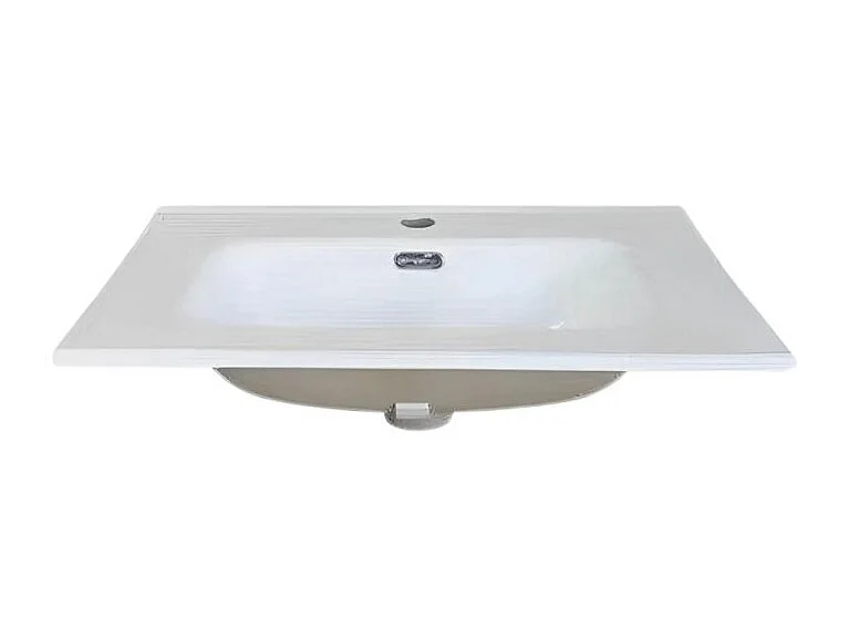 Lavabo consolle d'appoggio in ceramica bianco 61x46.5x14H VA836-60