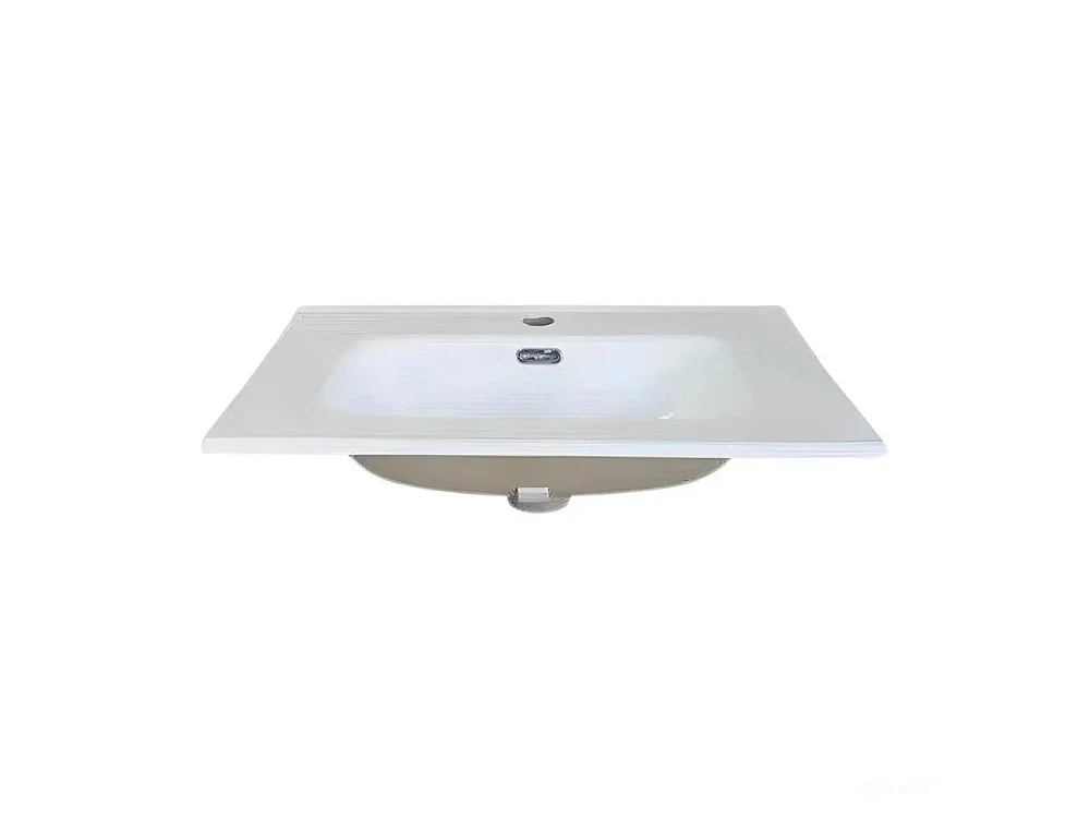 Lavabo consolle d'appoggio in ceramica bianco 61x46.5x14H VA836-60