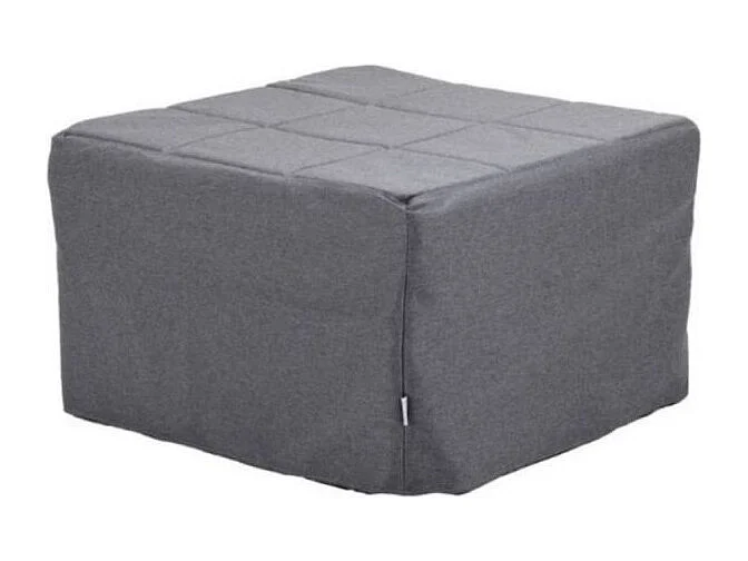 Pouf trasformabile in letto Vega tessuto grigio