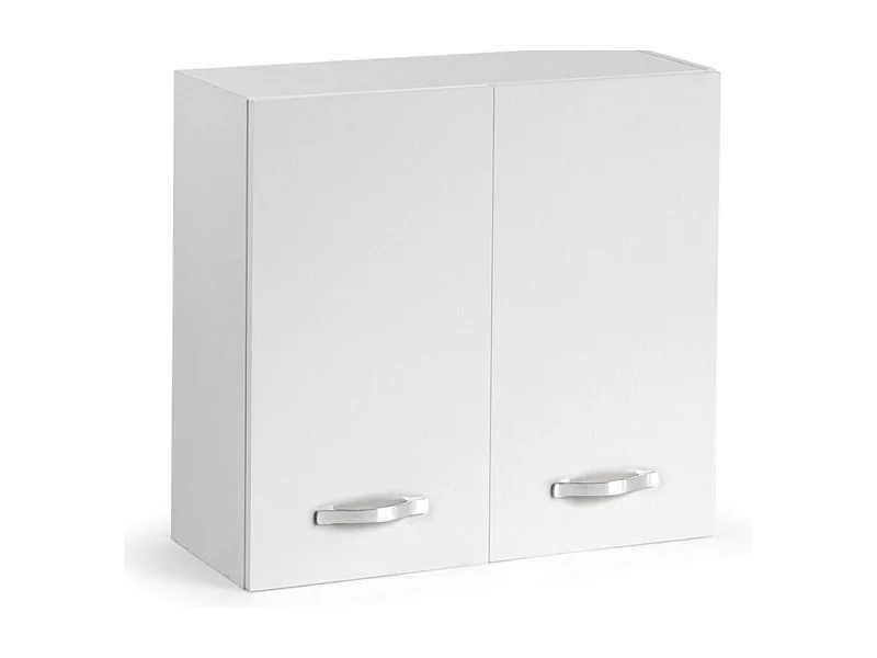 Pensile cucina doppia anta 80x32x72H colore bianco frassinato