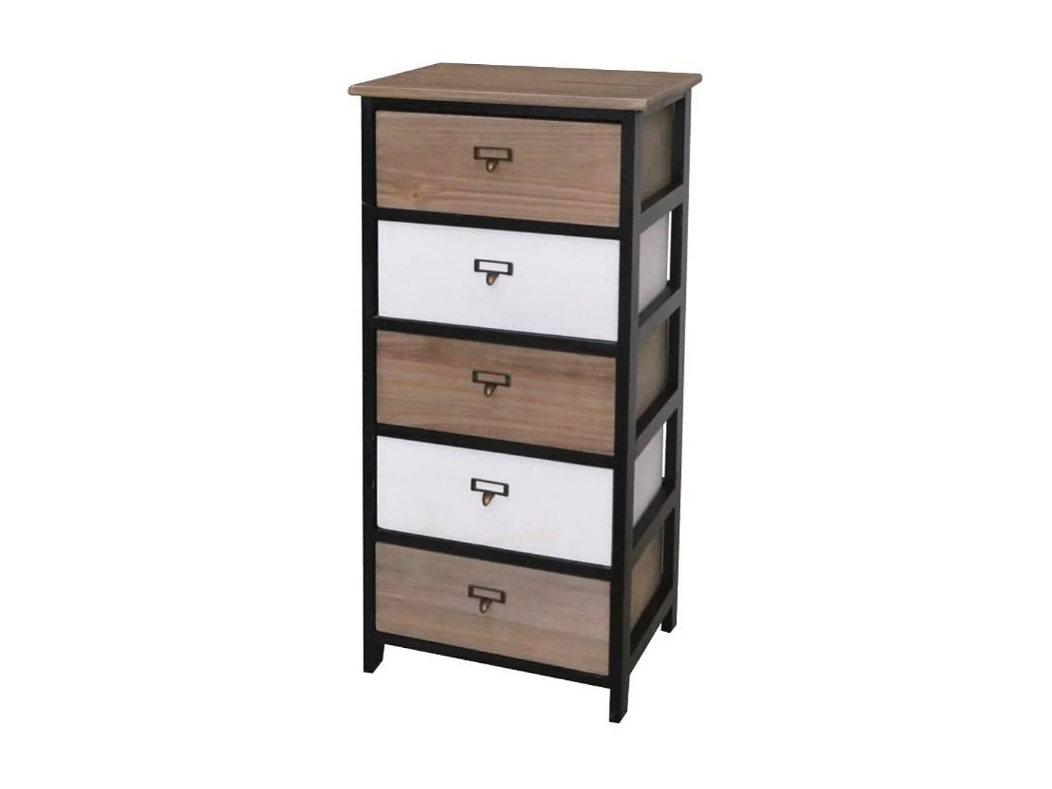 Cassettiera 5 cassetti Industry 40x29x90 h B94945582