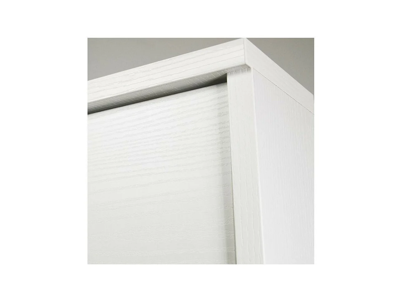 Mobile multiuso 180x45x80 ingresso e ufficio Viareggio colore bianco frassinato