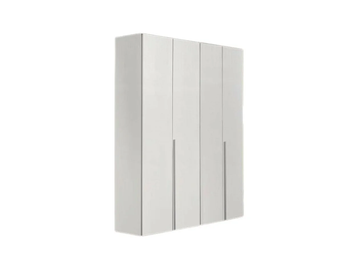 Armadio 4 ante bianco larice Urano 161x55x240H