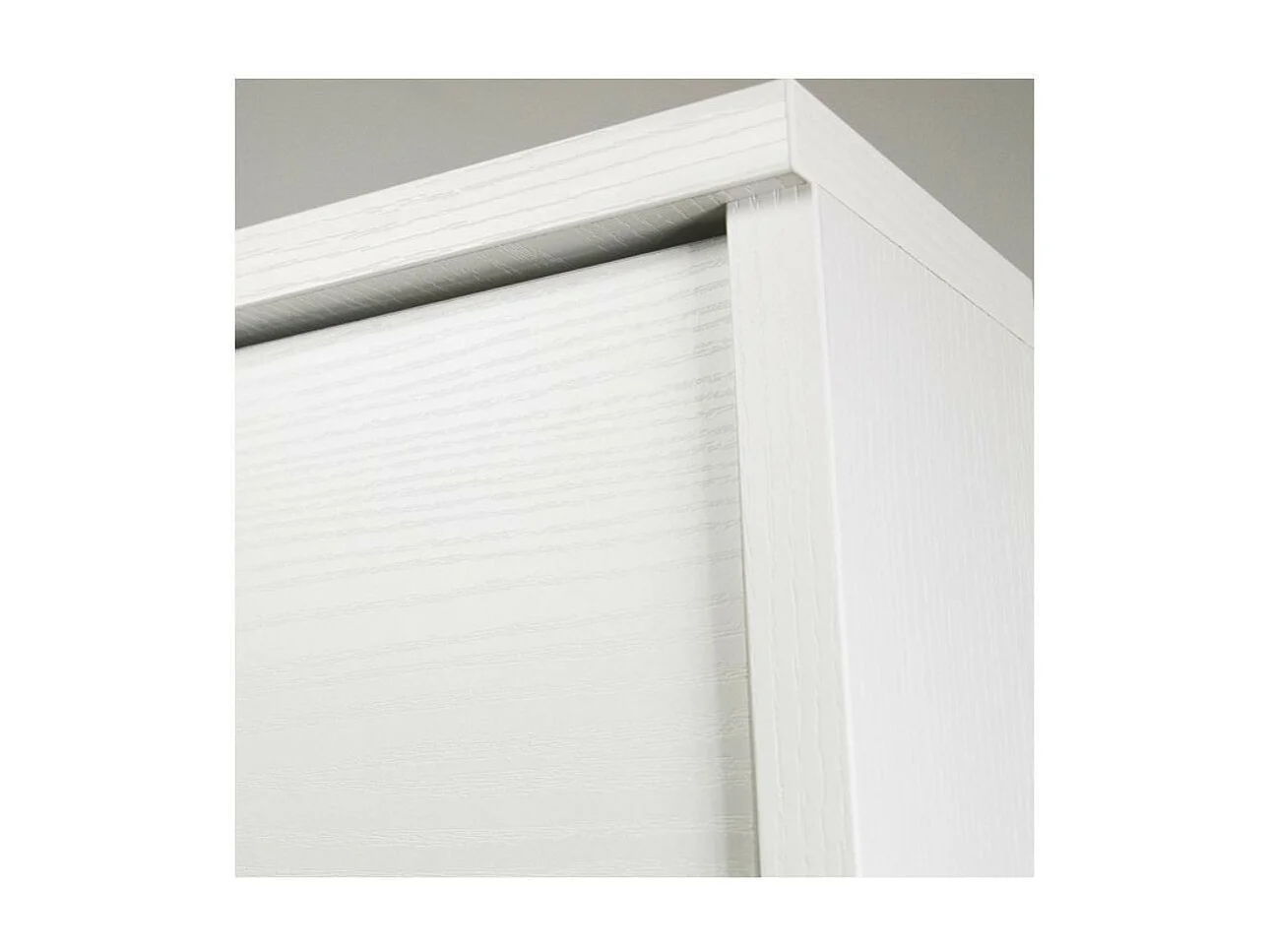 Armadio scarpiera 2 ante e 5 ripiani Gabriella 180 colore bianco frassinato