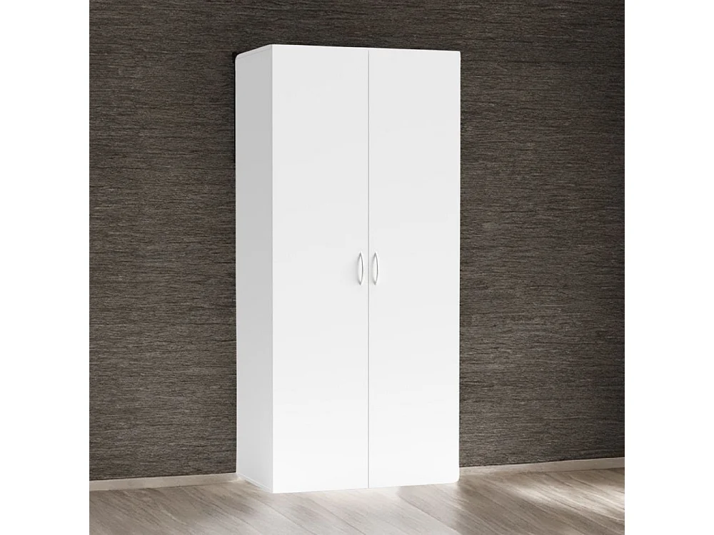 Armadio 2 ante Seba2 80x51,6x177h colore bianco