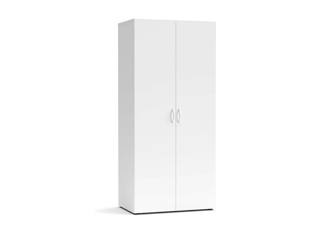 Armadio 2 ante Seba2 80x51,6x177h colore bianco