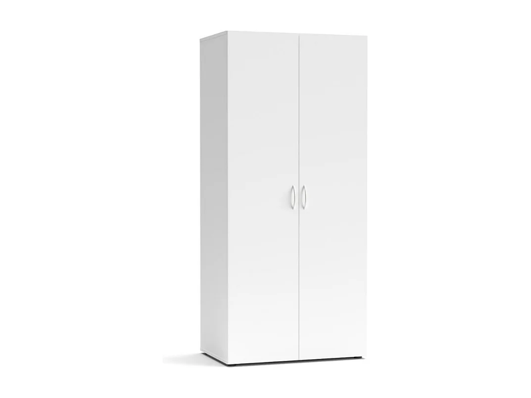 Armadio 2 ante Seba2 80x51,6x177h colore bianco