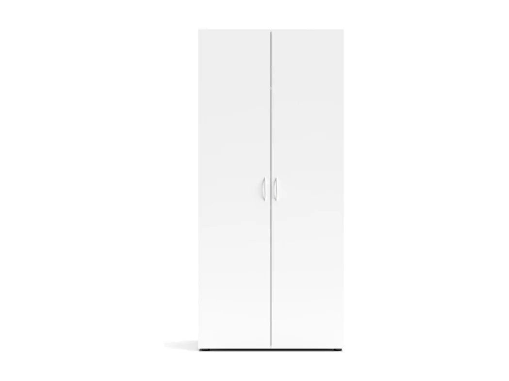 Armadio 2 ante Seba2 80x51,6x177h colore bianco