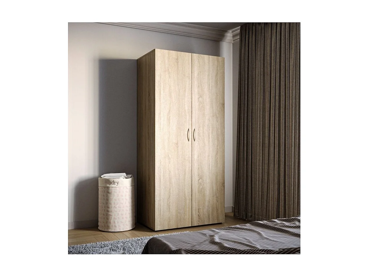Armadio 2 ante rovere sonoma Seba2 80x51,6x177h