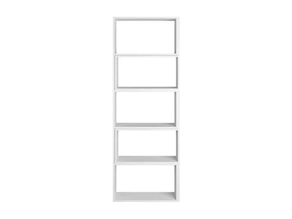 Libreria estensibile angolare Wish 72x22x200h colore bianco