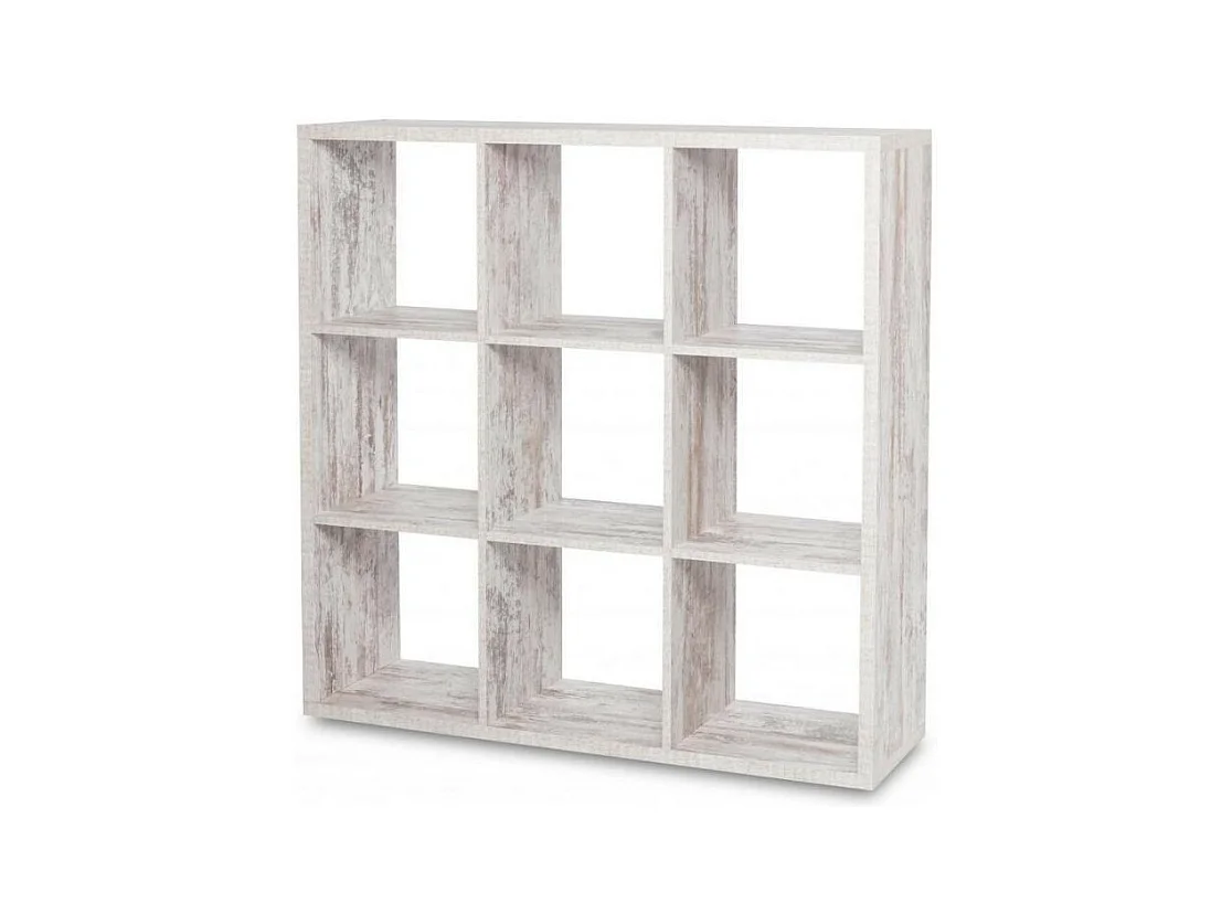 Libreria cubi divisorio Max9 colore bianco consumato