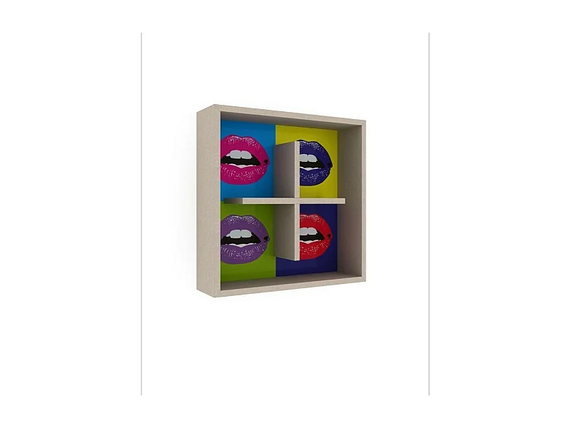 Libreria pensile Kiss 60x60x16 RF140101