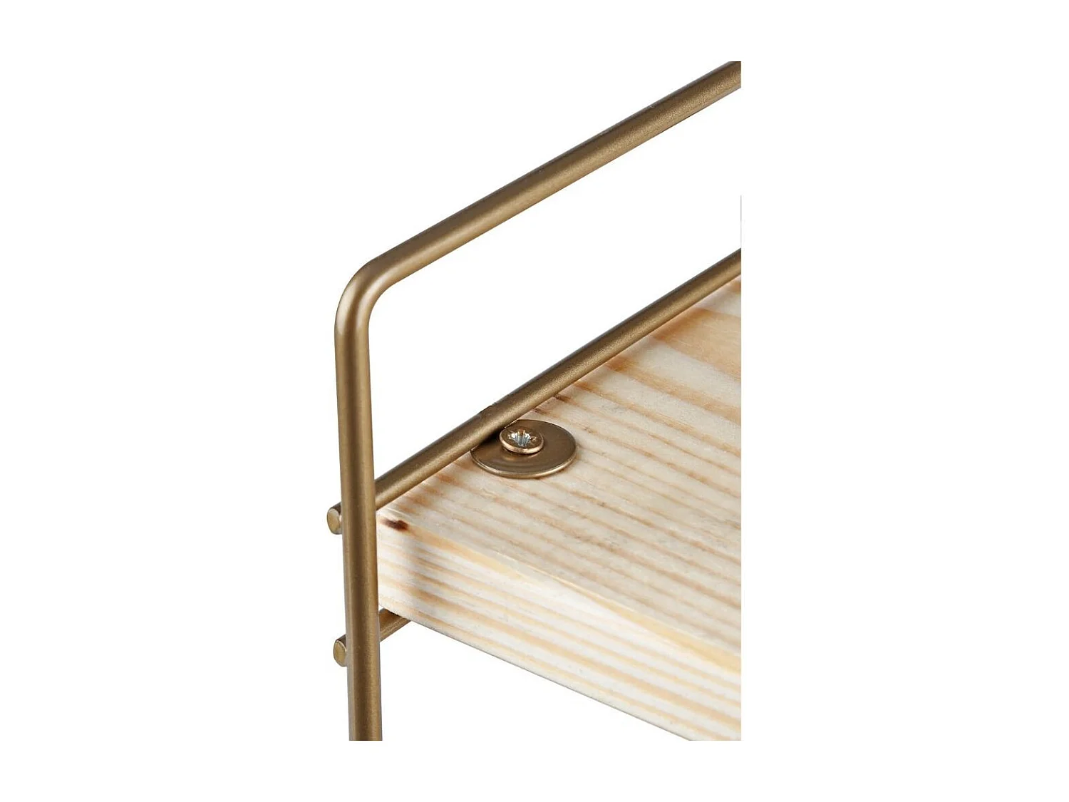 Scaffale d'appoggio 3 ripiani 40x13x40 Hobby ASZ1572 colore bronzo