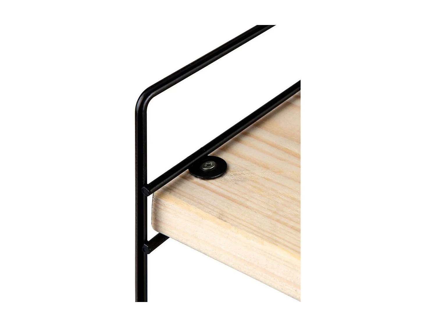 Scaffale d'appoggio 3 ripiani 40x13x40 Hobby ASZ1571 colore nero