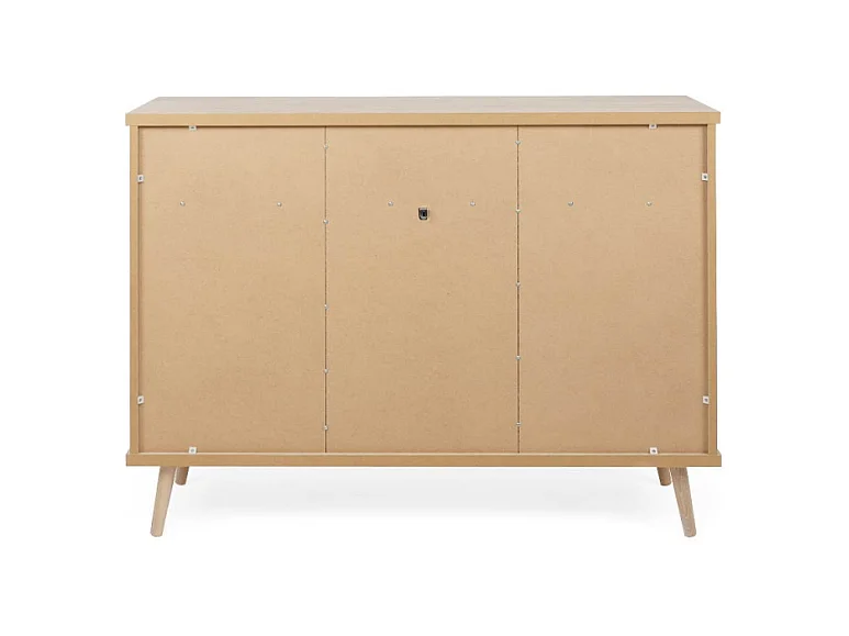 Credenza Epik51 con 3 ante 120x40x88,3 colore rovere antracite grigio