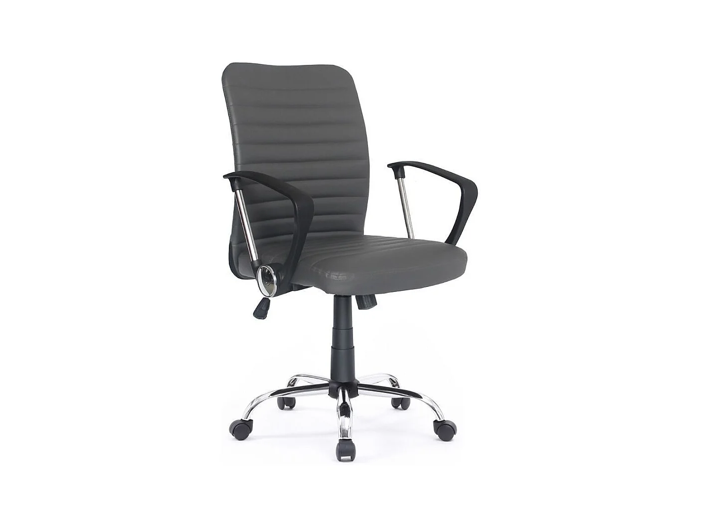 Poltrona ufficio base cromata Asgar colore tortora