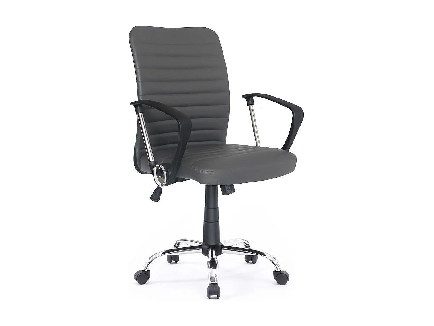 Poltrona ufficio base cromata Asgar colore tortora