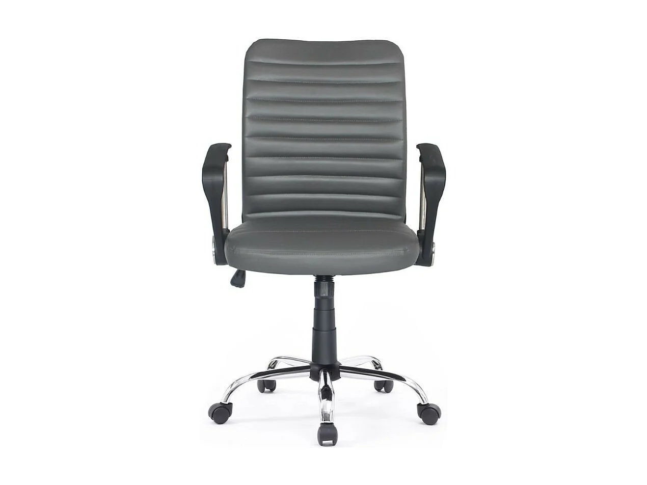 Poltrona ufficio base cromata Asgar colore tortora