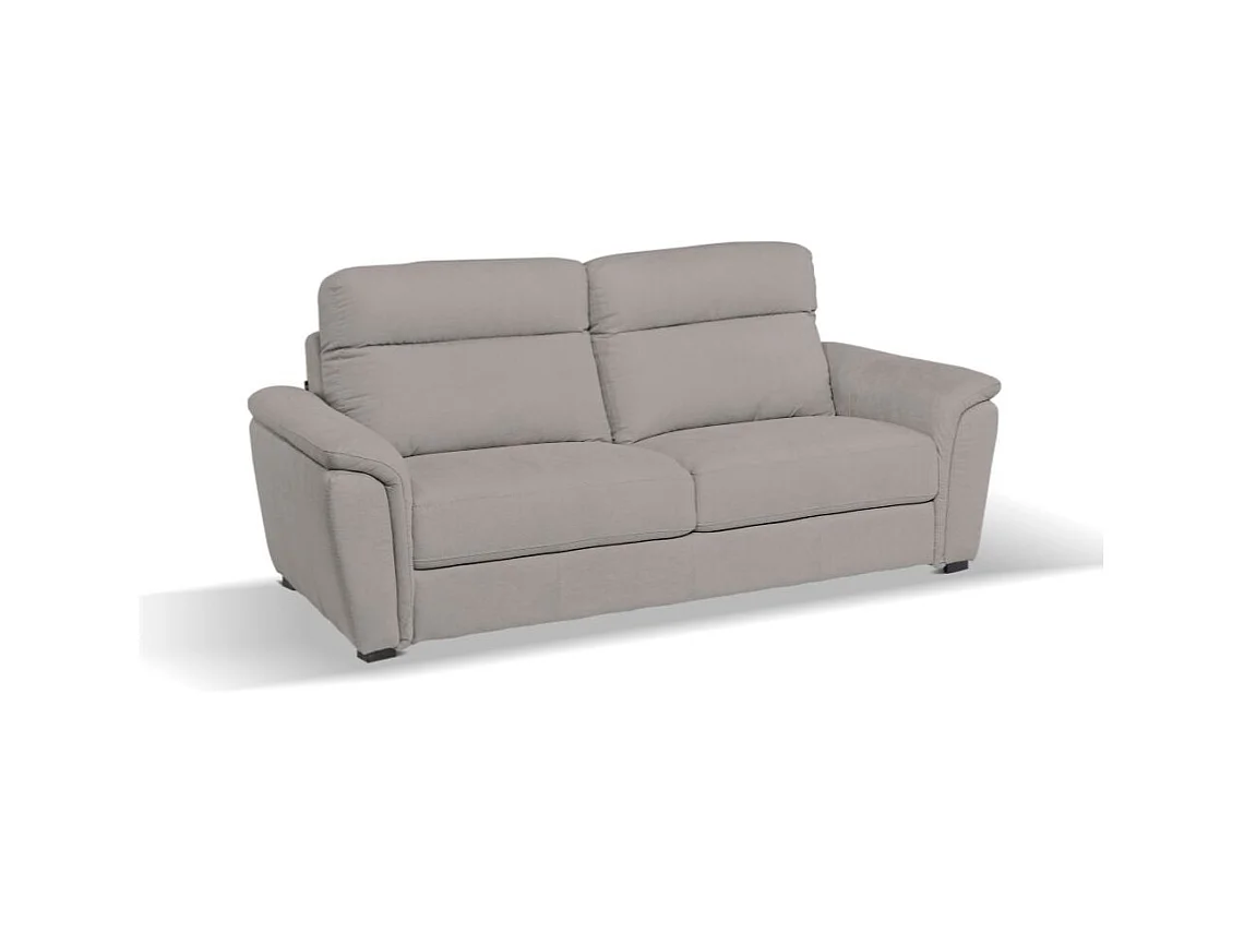 Divano Gonzaga 3 posti con poggiatesta regolabili in 3 posizioni Colore Elephant
