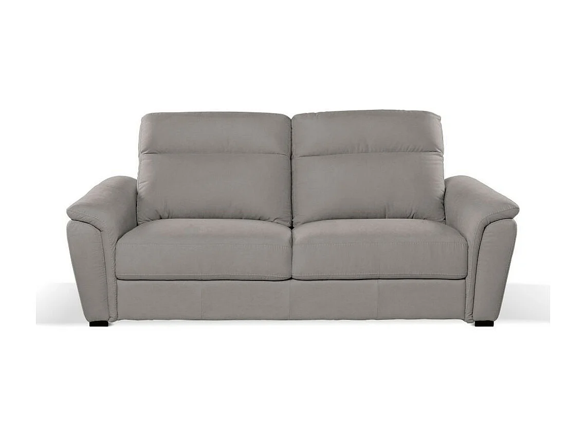 Divano Gonzaga 3 posti con poggiatesta regolabili in 3 posizioni Colore Elephant