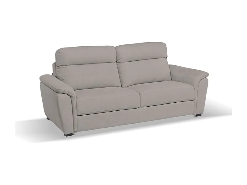 Divano Gonzaga 3 posti con poggiatesta regolabili in 3 posizioni Colore Elephant