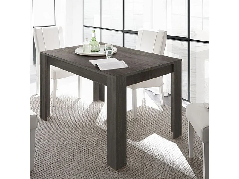 Tavolo rettangolare allungabile Sabry 137x90 colore titanio