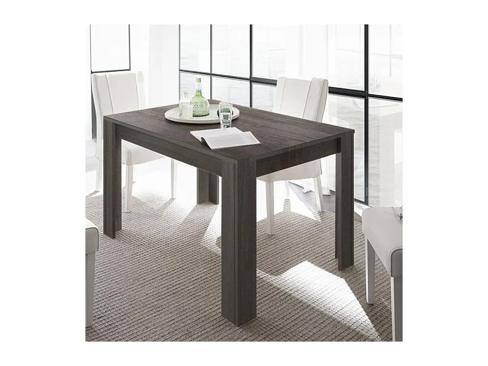 Tavolo rettangolare allungabile Sabry 137x90 colore titanio