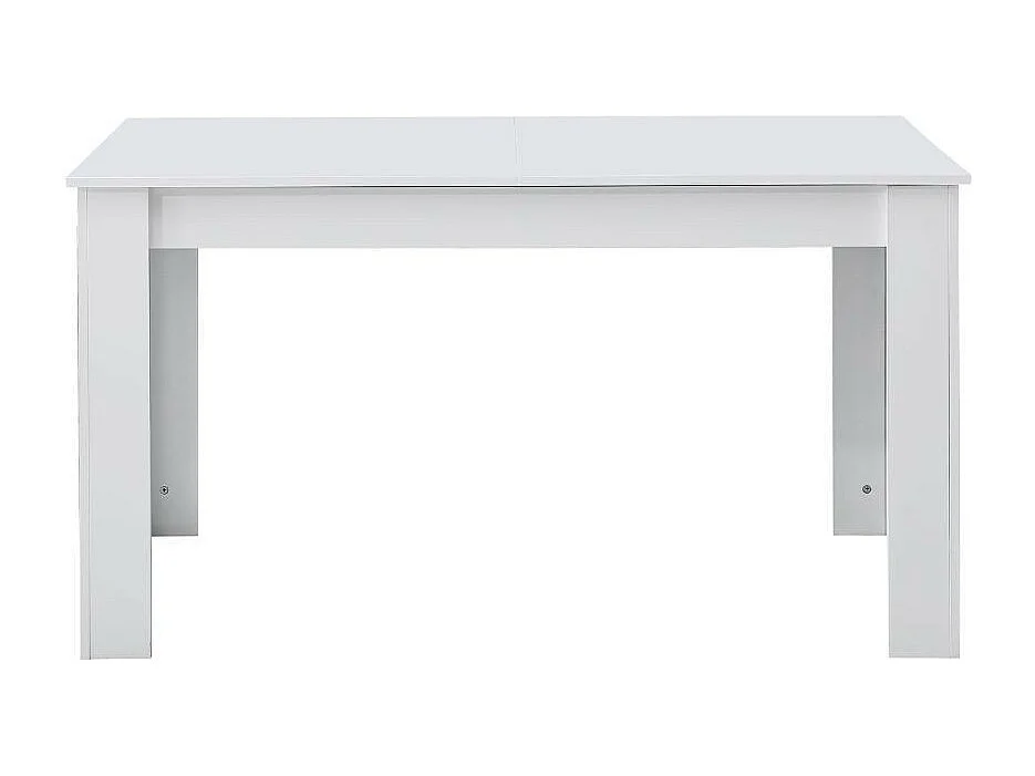 Tavolo rettangolare allungabile bianco Tony 140x90x78H