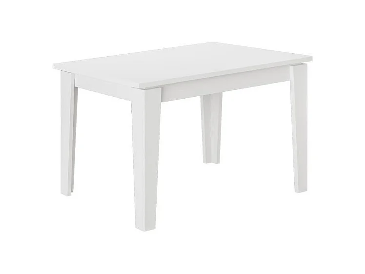 Tavolo allungabile Megaron 120x80 cm colore bianco