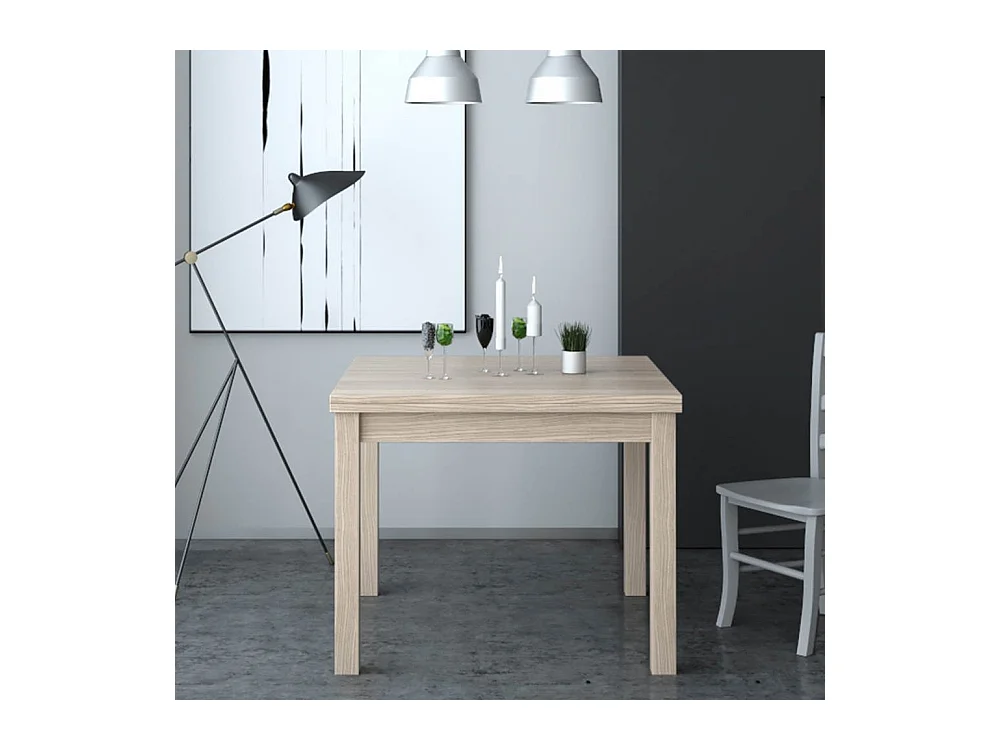 Tavolo raddoppiabile Firenze 90x90 colore olmo