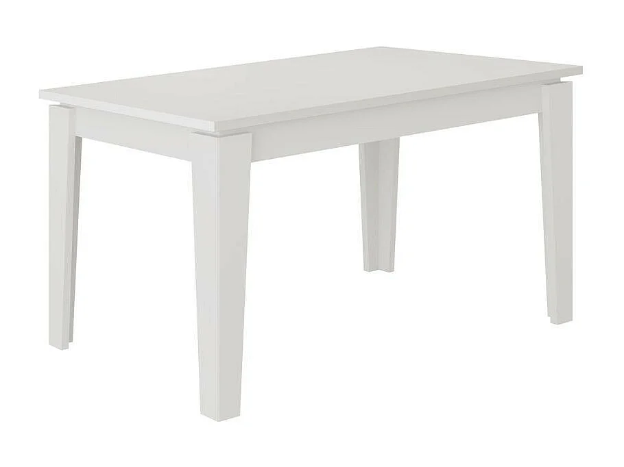 Tavolo allungabile rettangolare Tolmen 140x80 colore bianco
