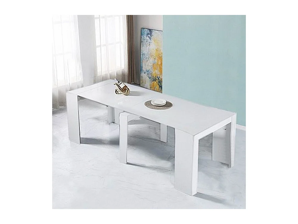 Consolle allungabile Ofelia 90x50x76h cm colore bianco