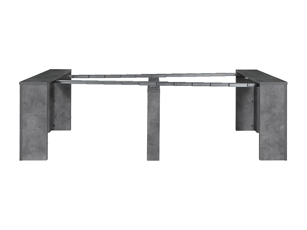 Consolle allungabile Baku 252 cm colore cemento