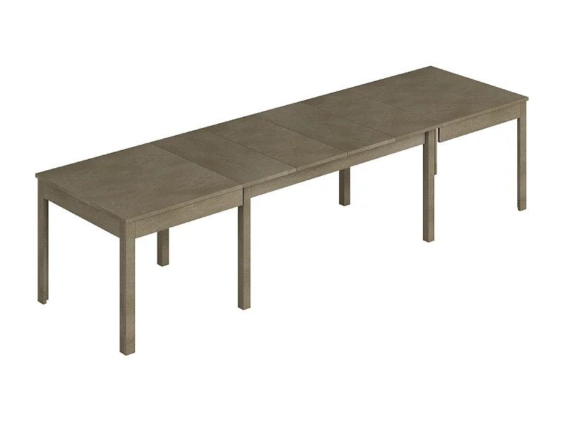 Tavolo Super4 160x90 allungabile a 320 colore argilla