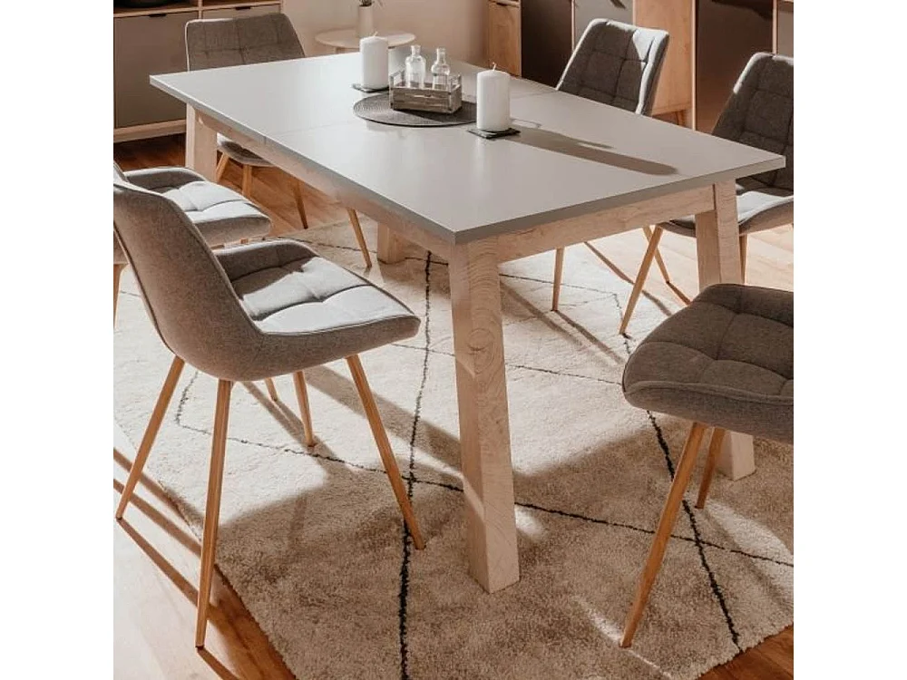 Tavolo allungabile Epik50A 160x90x75 H colore rovere grigio
