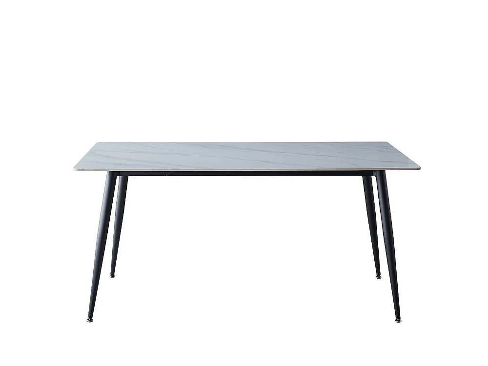 Tavolo top ceramica effetto marmo bianco Mila 140x80