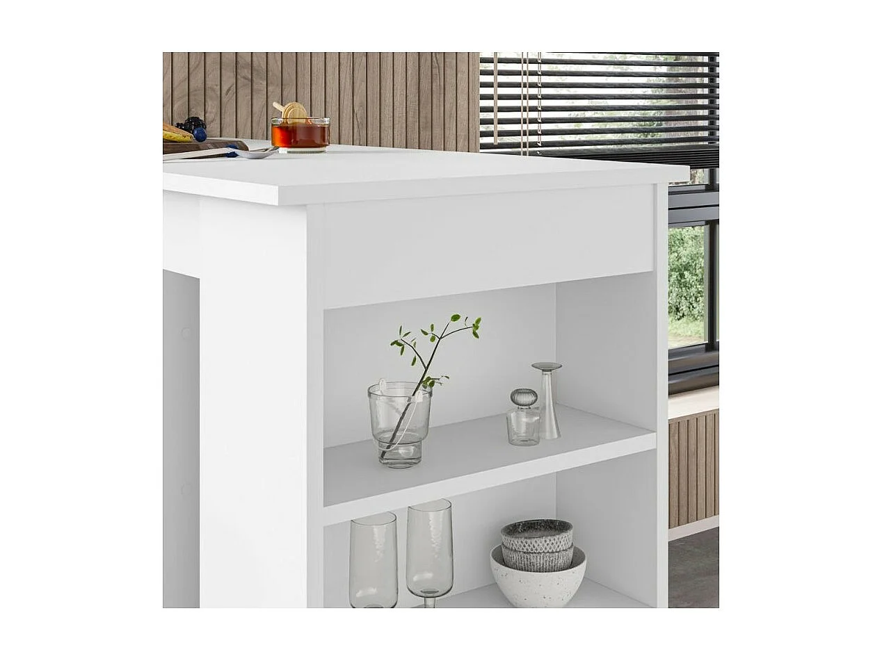 Penisola da cucina Swallow colore bianco