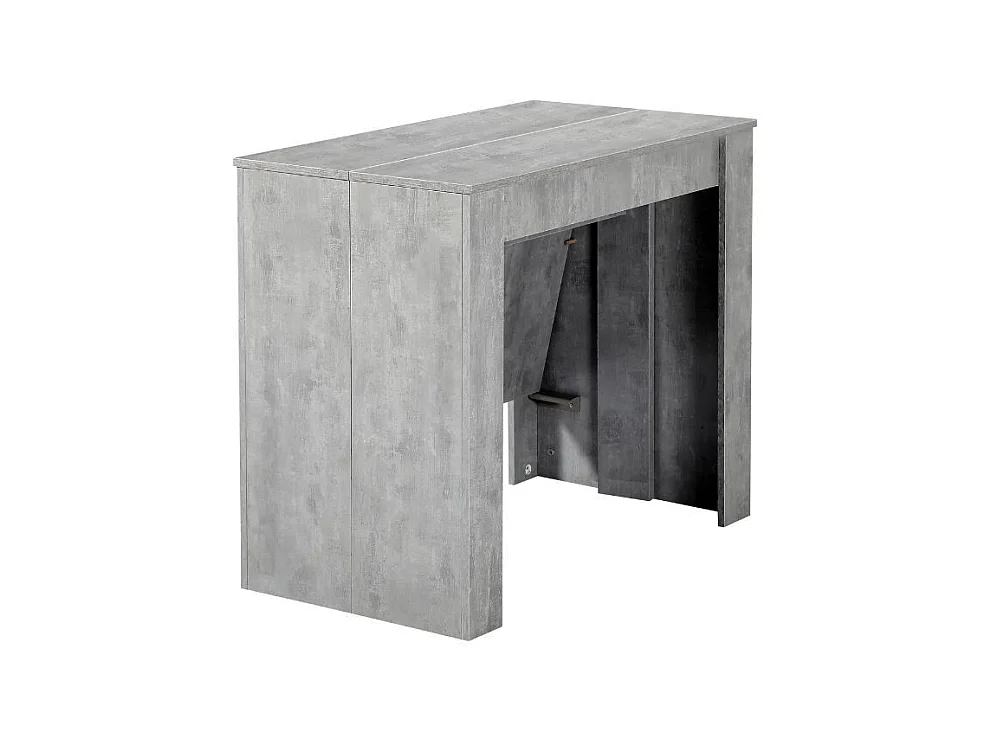 Consolle allungabile Ofelia 90x50x76h cm colore cemento