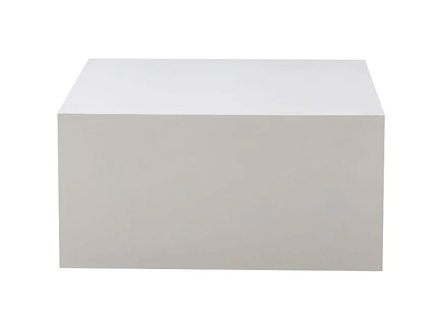 Tavolino da salotto bianco quadrato Lola 80x80x40H