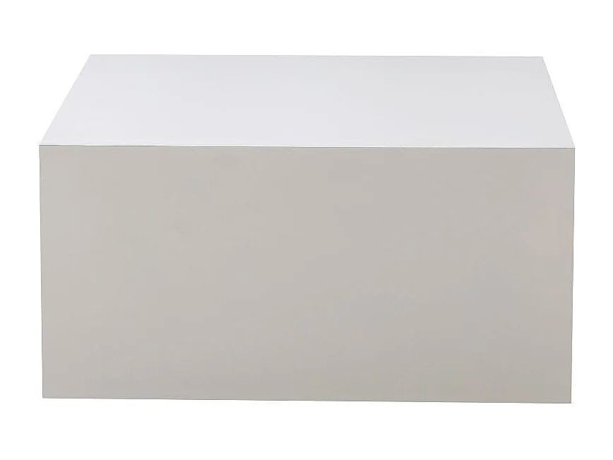 Tavolino da salotto bianco quadrato Lola 80x80x40H