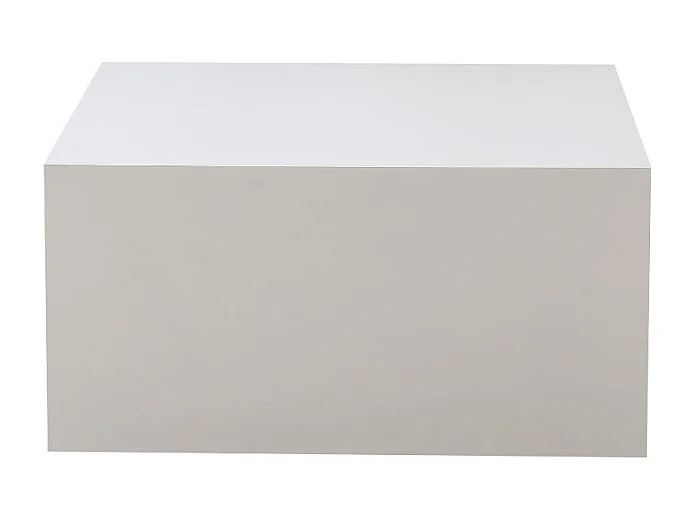 Tavolino da salotto bianco quadrato Lola 80x80x40H