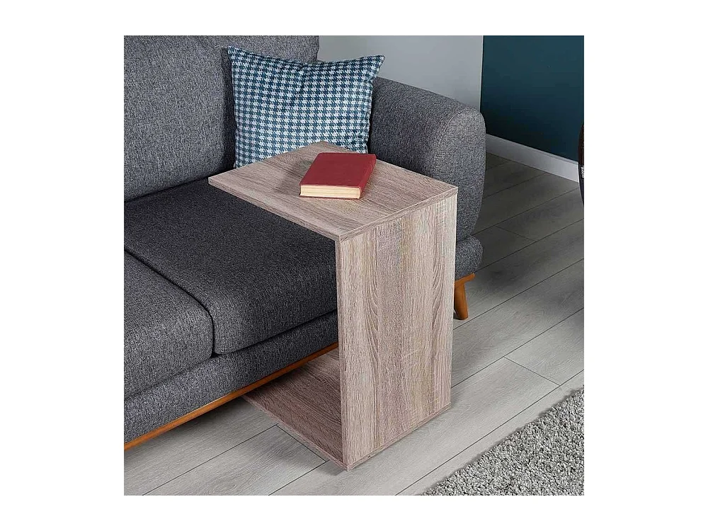 Tavolino per divano porta pc SHP09LT1 colore rovere tartufo