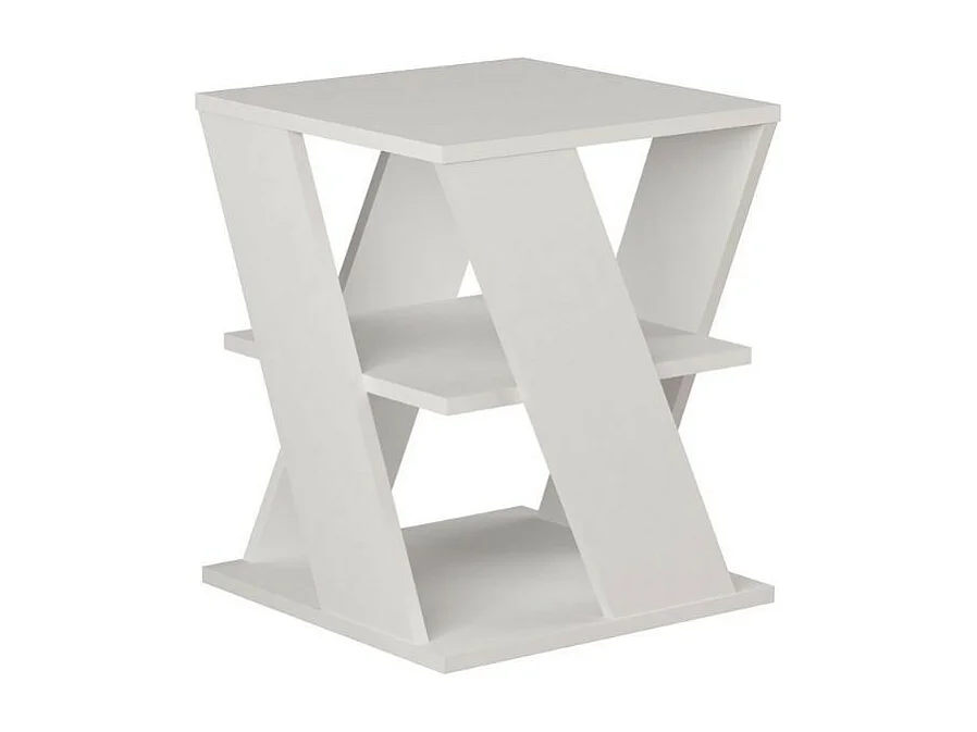 Tavolino da salotto Cyclo 45x45 colore bianco