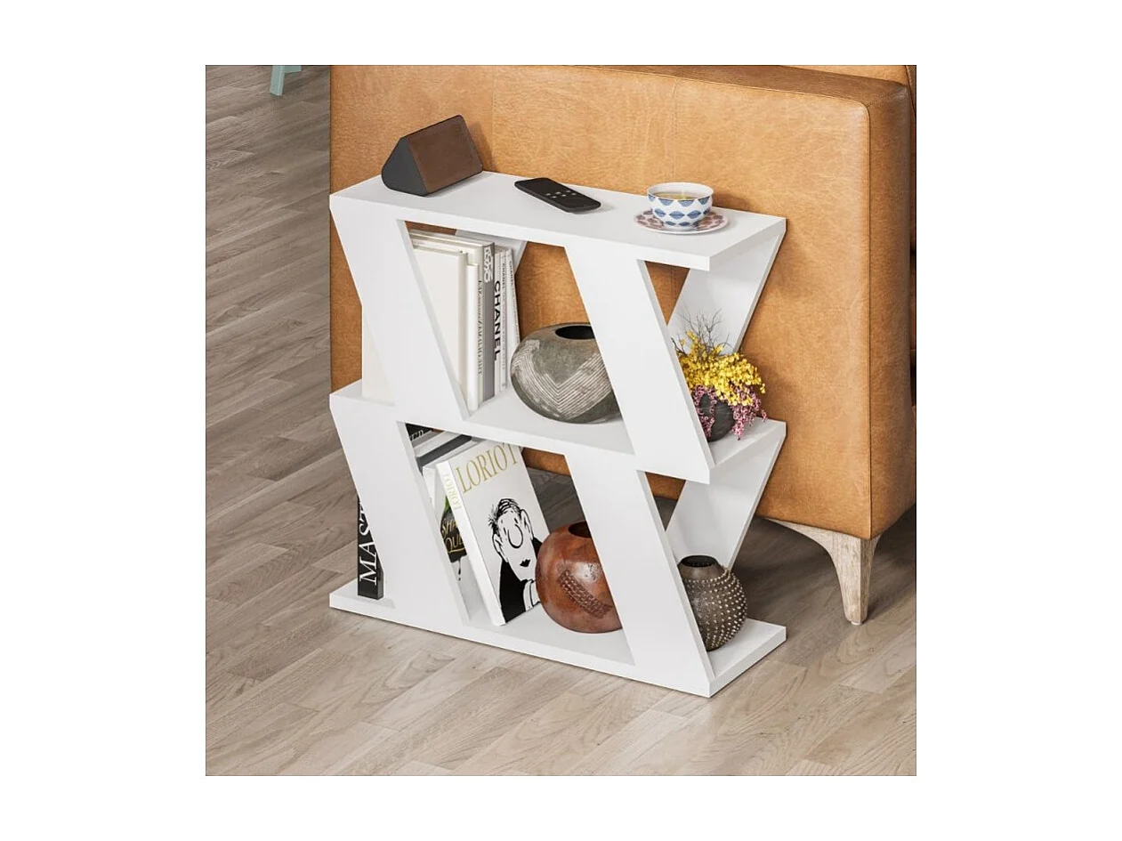 Tavolino laterale bianco da salotto Lazena