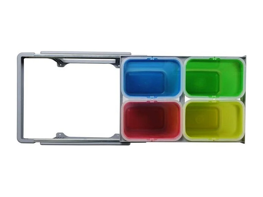 Pattumiera estraibile 4 contenitori da 8 litri EKKO9006