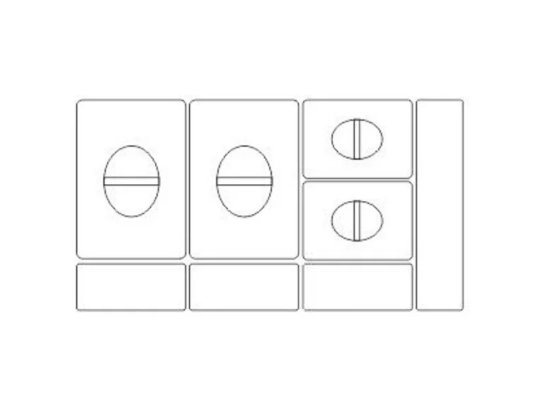 Pattumiera sottolavello 4 contenitori PRATIKO9115 e tre vaschette