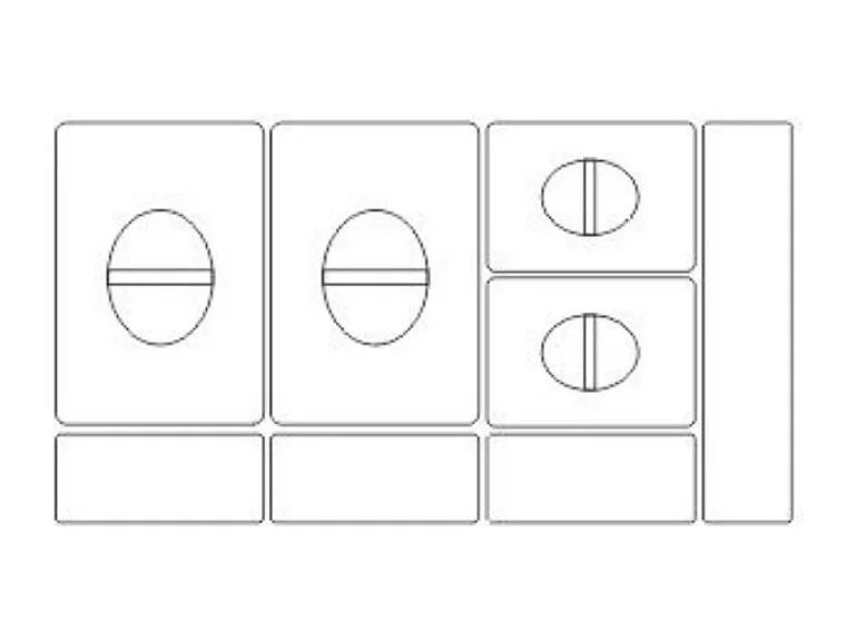 Pattumiera sottolavello 4 contenitori PRATIKO9115 e tre vaschette
