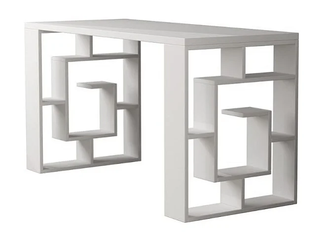 Scrivania bianca Labirent 140x60x75